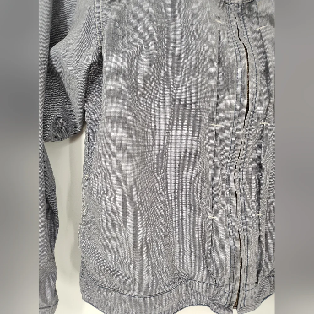 GAP Kids Blue/White 100% Cotton Jacket Size XXL, 14-16